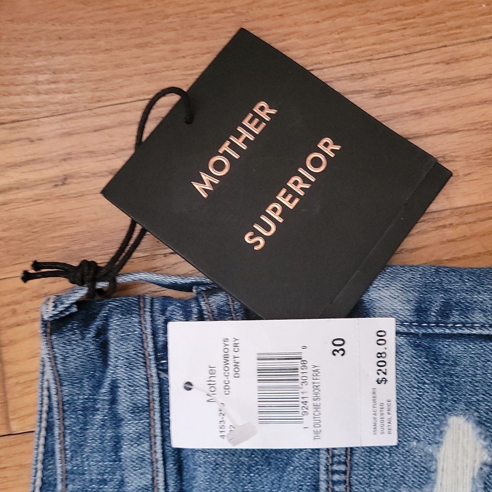 NWT MOTHER SUPERIOR  The Dutchie Short Fray - Picture 6 of 12